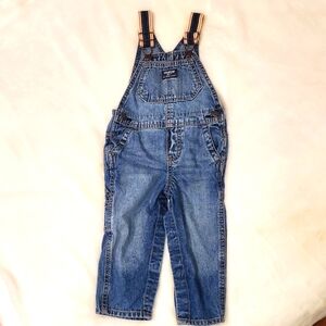 Oshkosh Overalls Medium Wash  Toddler 18-24 months